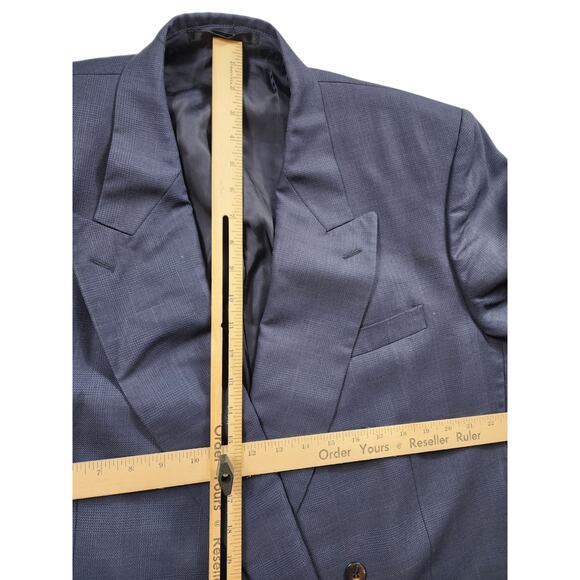 Bartolini Roma Sports Coat Men 48L Blazer Wool Double Breasted Italian - Picture 9 of 14